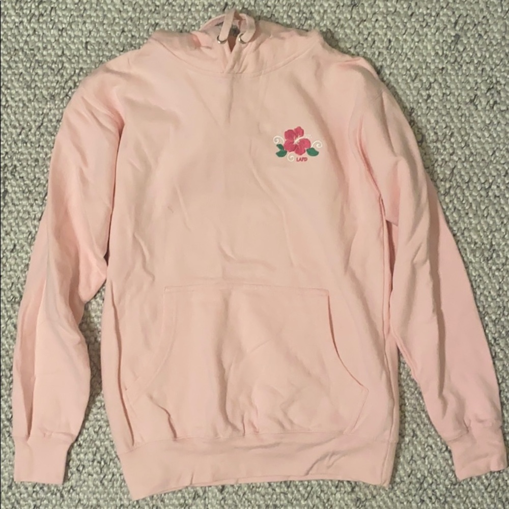 Pink hoodie
